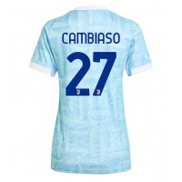 Juventus Andrea Cambiaso #27 Bortatröja Dam 2025-26 Kortärmad
